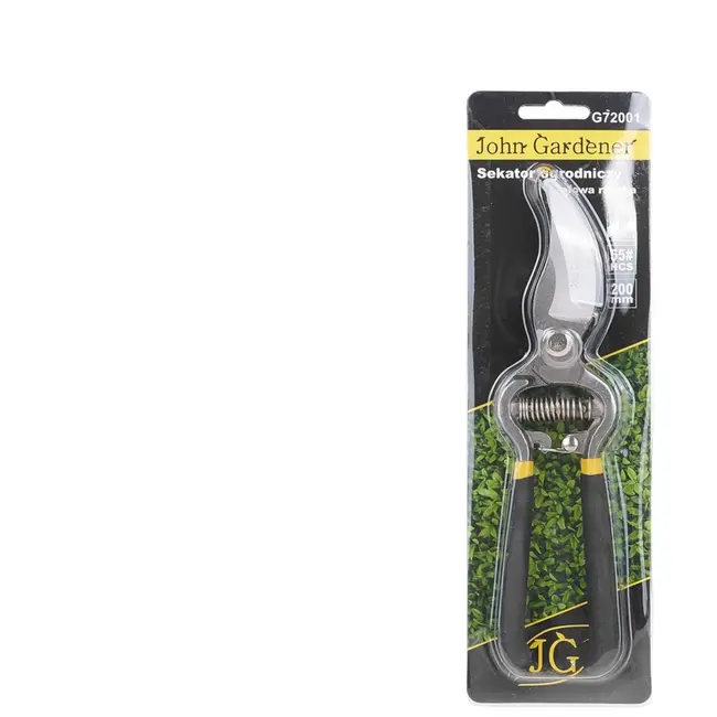 GEKO Bypass snoeischaar - HCS staal - Antislip handvat - 200 mm - Voor bloemen en takken