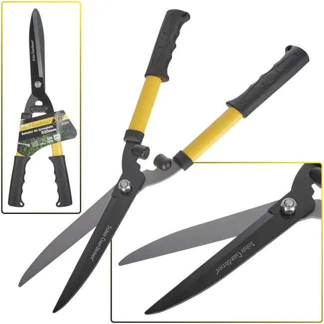 GEKO Heggenschaar 520 mm - Teflon Gecoate Bladen - Ergonomische Handgrepen