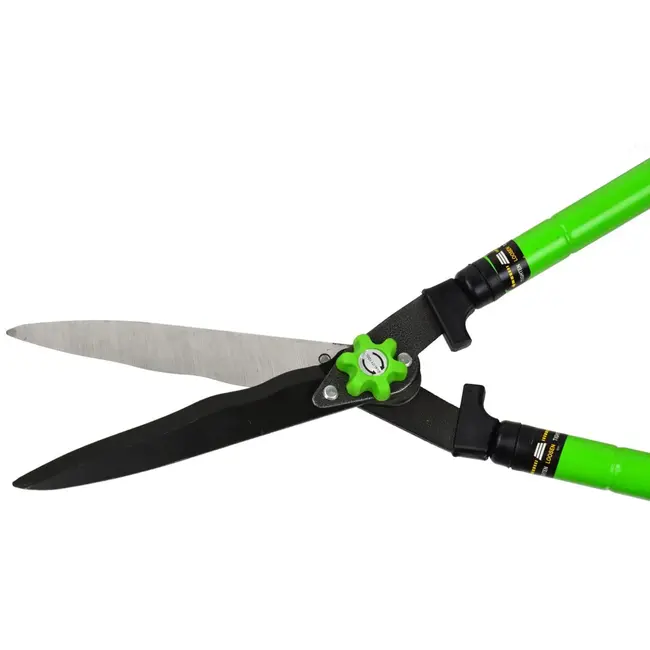 GEKO Telescopische heggenschaar - Golfblad - Verstelbare lengte 640-870 mm - Antislip handgrepen