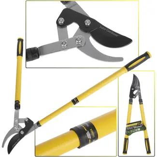 GEKO Telescopische takkenschaar - HCS staal - Teflon coating - 650-960 mm - Ergonomische grip