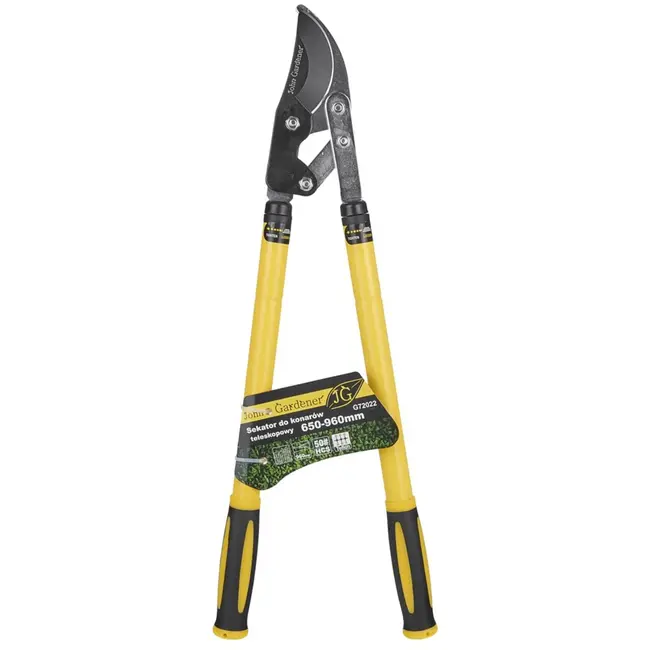 GEKO Telescopische takkenschaar - HCS staal - Teflon coating - 650-960 mm - Ergonomische grip