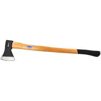 GEKO Bijl - Houten Handvat - Antislip Grip - Hoogwaardig Koolstofstaal - 1600g