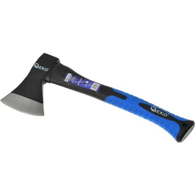 GEKO Bijl - Glasvezel Steel - Antislip TPR Handvat - 600g - 390mm