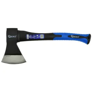 GEKO Bijl met TPR-handvat - Antislip - Hoogwaardig koolstofstaal - 800g