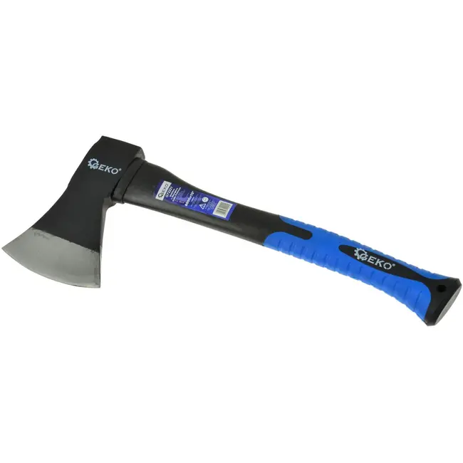GEKO Bijl met TPR-handvat - Antislip - Hoogwaardig koolstofstaal - 800g