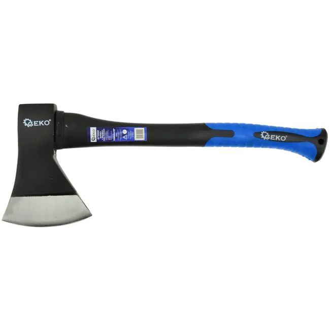 GEKO Bijl - Antislip Handvat - Hoogwaardig Koolstofstaal - Flexibele Snede - 1000g