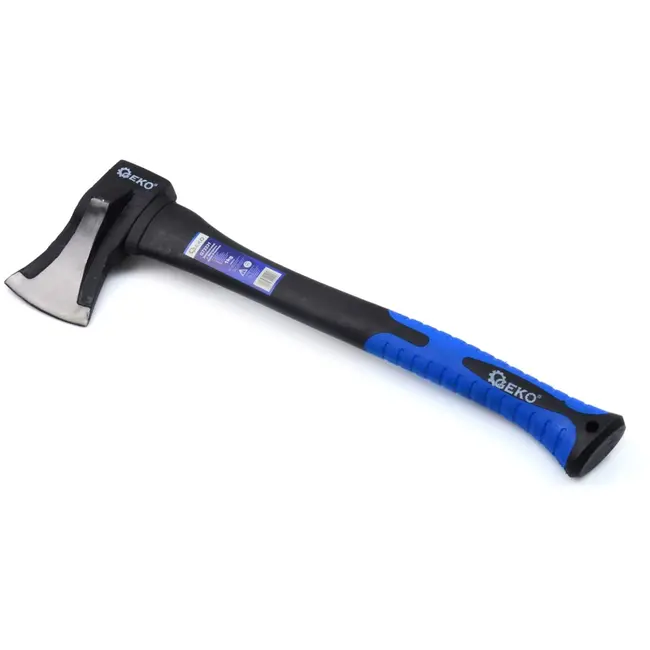 GEKO Houtkloofbijl - 3-staps injectie - Glasvezelhandvat - 1 kg