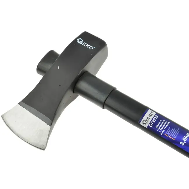 GEKO Bijl - Houtkliever - Antislip - Glasvezelsteel - 3,6 kg