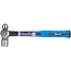 GEKO Ball pein hamer - 450g - antislip rubberen grip - glasvezel steel