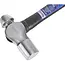 GEKO Ball pein hamer - 450g - antislip rubberen grip - glasvezel steel