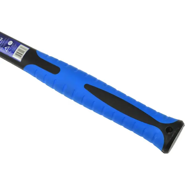 GEKO Rubberen hamer - wit - glasvezel handvat - 680g - antislip grip