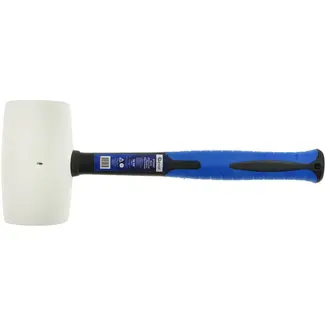GEKO Witte rubberen hamer - schokabsorberend - antislip - 900g - 355 mm
