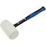 GEKO Witte rubberen hamer - schokabsorberend - antislip - 900g - 355 mm