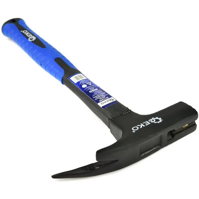 GEKO Dakhamer - 600g - TPR-handvat - Magnetische spijkerhouder - Carbon staal