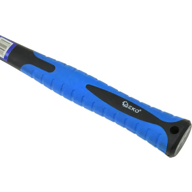 GEKO Bankhamer - 100g - Schokabsorberende Fiberglass Greep - Antislip TPR Handvat