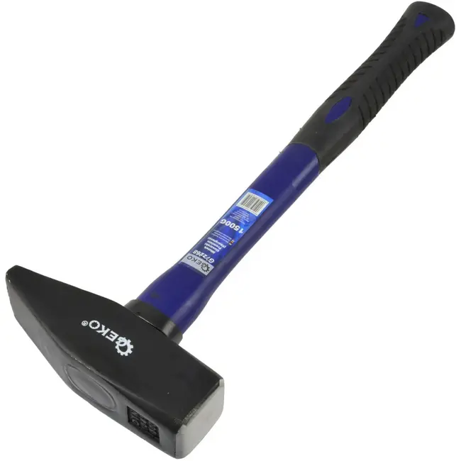 GEKO Bankhamer - 1500g - Fiberglas TPR Handvat - Antislip Grip - 400 mm Lengte