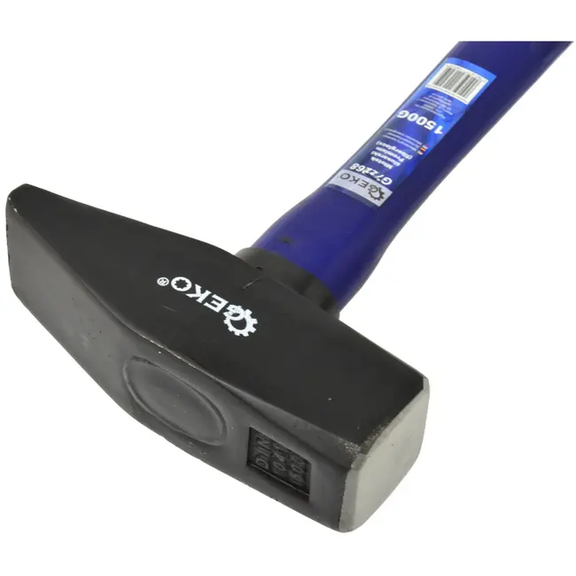 GEKO Bankhamer - 1500g - Fiberglas TPR Handvat - Antislip Grip - 400 mm Lengte