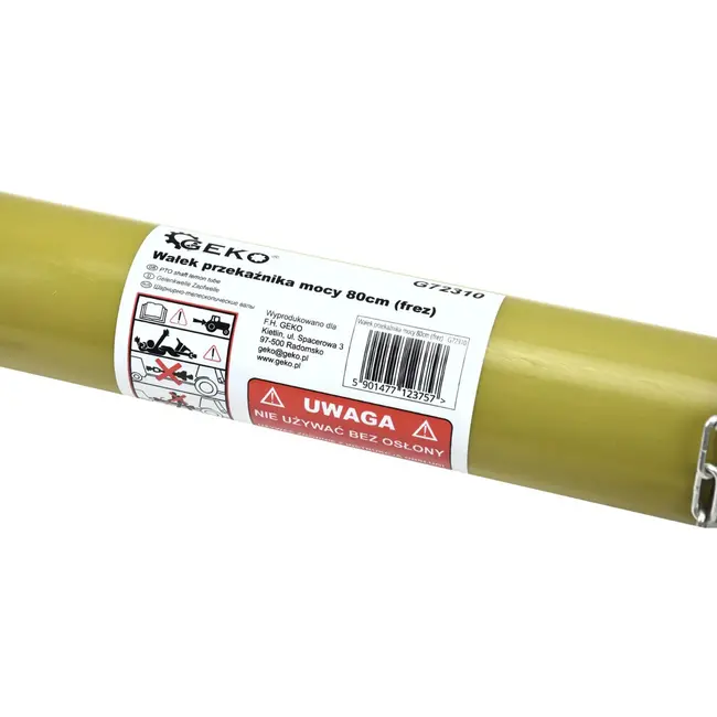 GEKO PTO-as - 3-lemon buis - invollute type - 80 cm - snelle montage