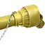 GEKO PTO-as - 3-lemon buis - involute type - 750 mm - snelle montage - kunststof afdekking