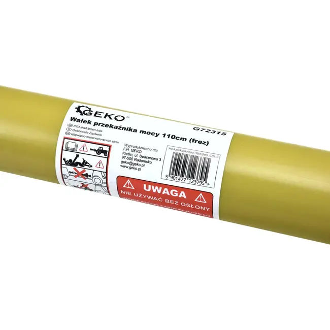 GEKO PTO-as - Invollute buis - 1100 mm - Snelmontage - Kunststof omhulsel