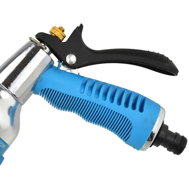 GEKO 8-functie sproeikop - ergonomische rubberen handgreep - metalen behuizing