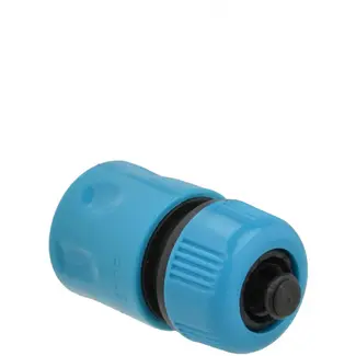 GEKO Snelkoppeling met stop - Duurzaam kunststof - 1/2" - Voor tuinslang - 25 stuks