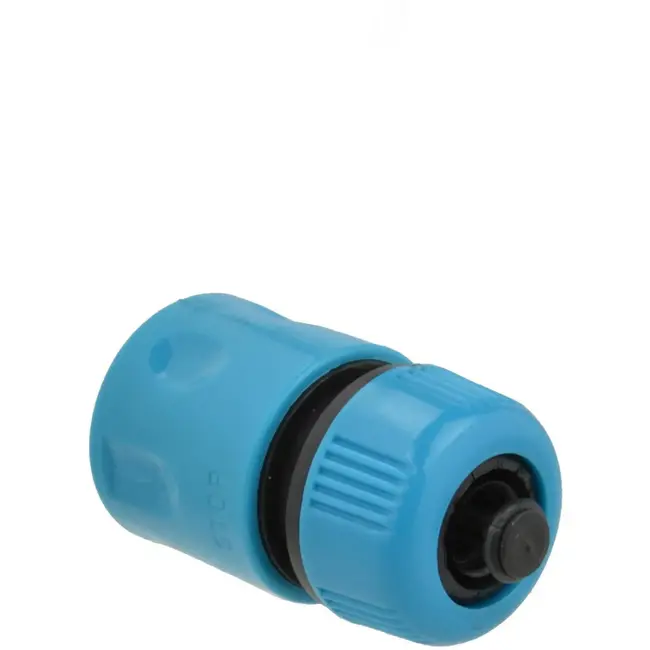 GEKO Snelkoppeling met stop - Duurzaam kunststof - 1/2" - Voor tuinslang - 25 stuks