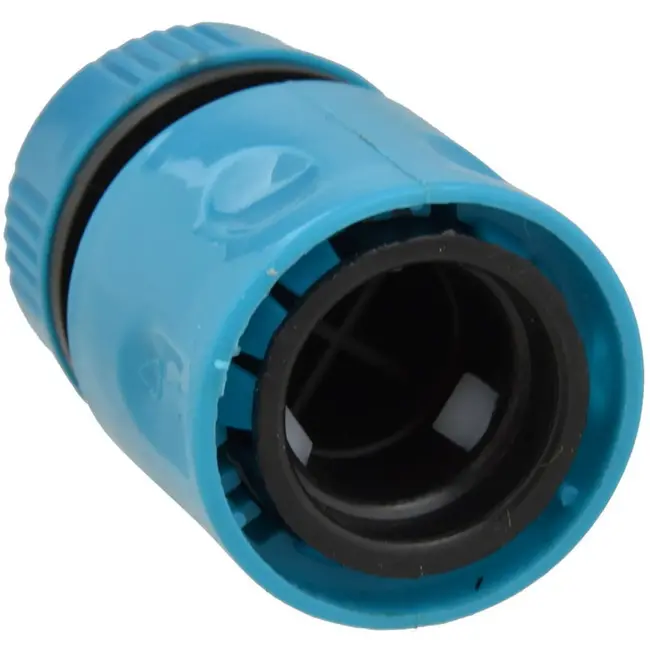 GEKO Snelkoppeling met stop - Duurzaam kunststof - 1/2" - Voor tuinslang - 25 stuks