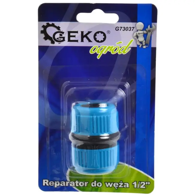 GEKO Slangverbinder - Reparatie - Kunststof - 1/2" - Neutraal