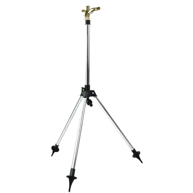 GEKO Impulse sproeier op verstelbare standaard - Aluminium, staal en messing - Bereik tot 24m