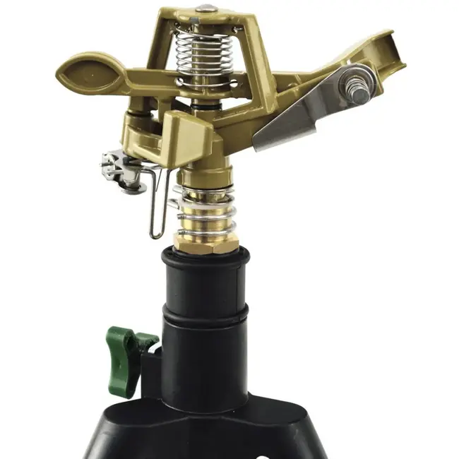 GEKO Impulse sproeier op verstelbare standaard - Aluminium, staal en messing - Bereik tot 24m