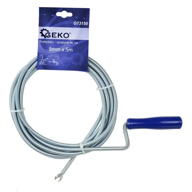 GEKO Flexibele afvoerontstopper - 9 mm diameter - 5 m lengte