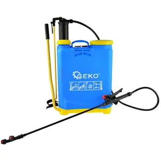 GEKO Drukspuit - 16 L - Lichtgewicht - Efficiënt Pompsysteem - Blauw