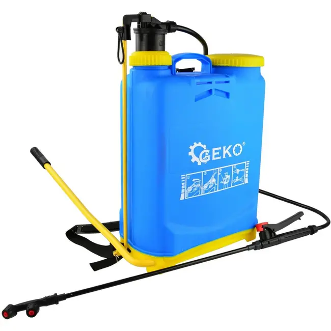 GEKO Drukspuit - 16 L - Lichtgewicht - Efficiënt Pompsysteem - Blauw