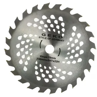 GEKO Zaagblad - Houtbewerking - TCT - 230 mm - 24T - Koelgaten