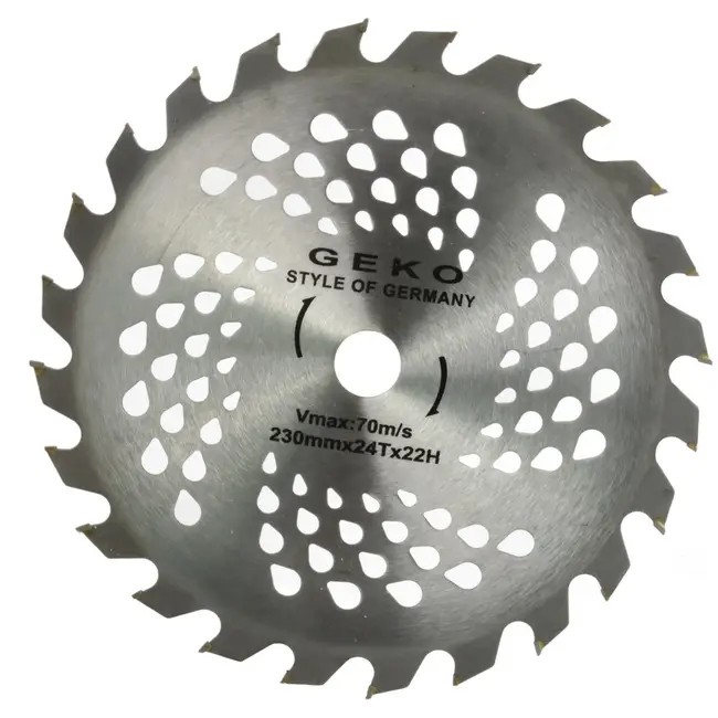 GEKO Zaagblad - Houtbewerking - TCT - 230 mm - 24T - Koelgaten