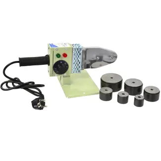 GEKO Pijplasmachine - 800W - Voor kunststofbuizen - 20-63mm - Teflon coating