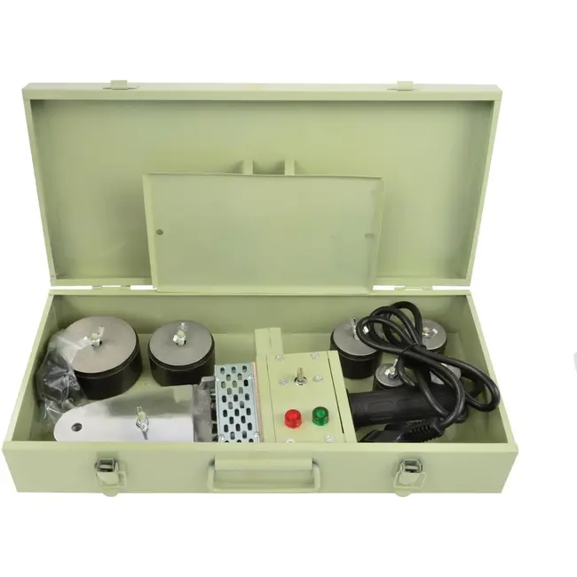 GEKO Pijplasmachine - 800W - Voor kunststofbuizen - 20-63mm - Teflon coating