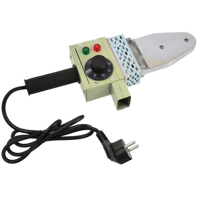 GEKO Pijplasmachine - 800W - Voor kunststofbuizen - 20-63mm - Teflon coating