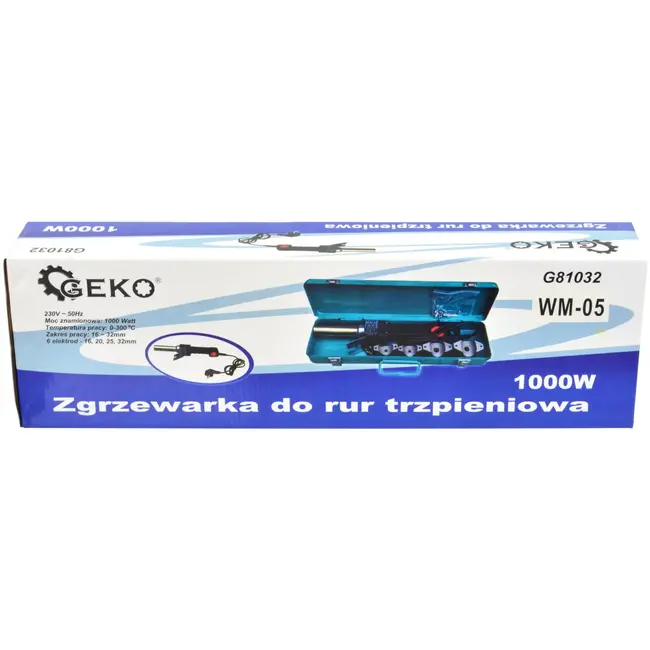 GEKO Pijp lasmachine - 1000W - Teflon coating - 20-32mm - IP44 bescherming