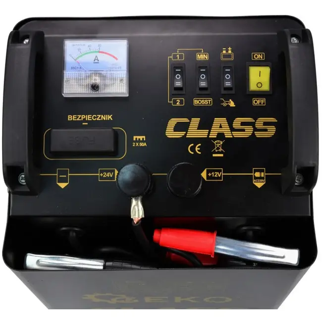 GEKO Acculader - 30A/75A - 12V/24V - Voor 15-750Ah Batterijen