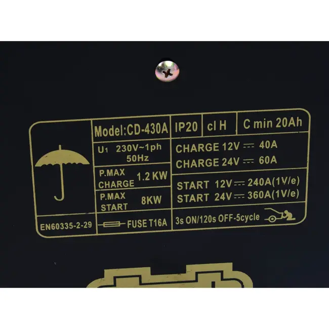 GEKO Acculader - 30A/75A - 12V/24V - Voor 15-750Ah Batterijen