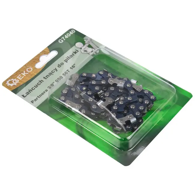 GEKO Kettingzaagketting - 3/8" Steek - 56 schakels - 40 cm Zaagblad - Volle Beitel