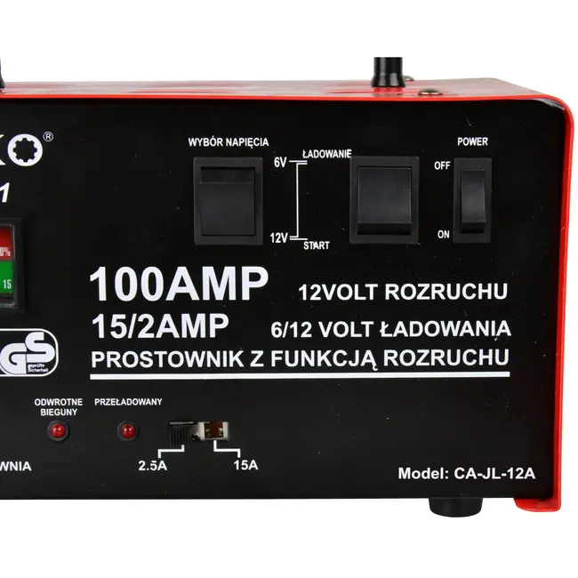 GEKO Acculader - 100A - 6/12V - Ergonomisch - Snel en Trickle Charge