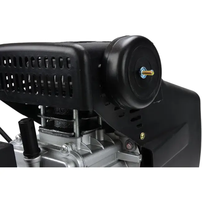 GEKO Oliegesmeerde luchtcompressor - 24L - 8 bar - 210 L/min - Staal - Horizontaal ontwerp