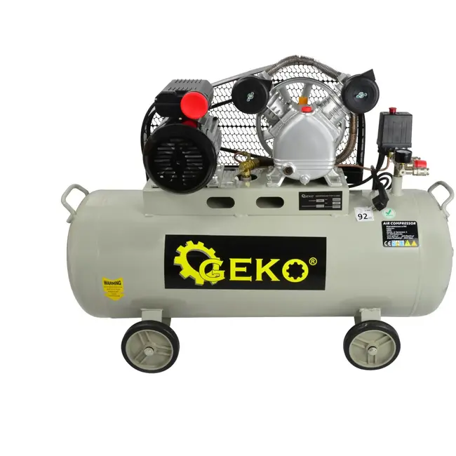 GEKO V-Twin luchtcompressor - 100L - 8 bar - 390 L/min - oliesmering