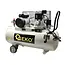 GEKO 100L luchtcompressor - oliegesmeerd - 8 bar - 390 L/min - horizontaal ontwerp