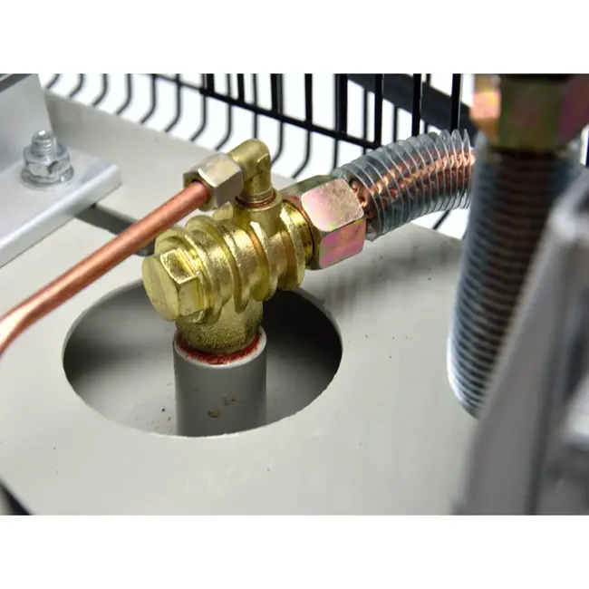 GEKO Verticale luchtcompressor - 100L - Oliegesmeerd - 8 bar - 390 L/min