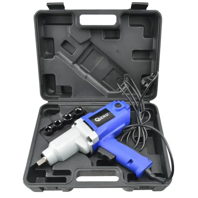 GEKO Elektrische slagmoersleutel - 800W - 320 Nm - Inclusief Doppenset