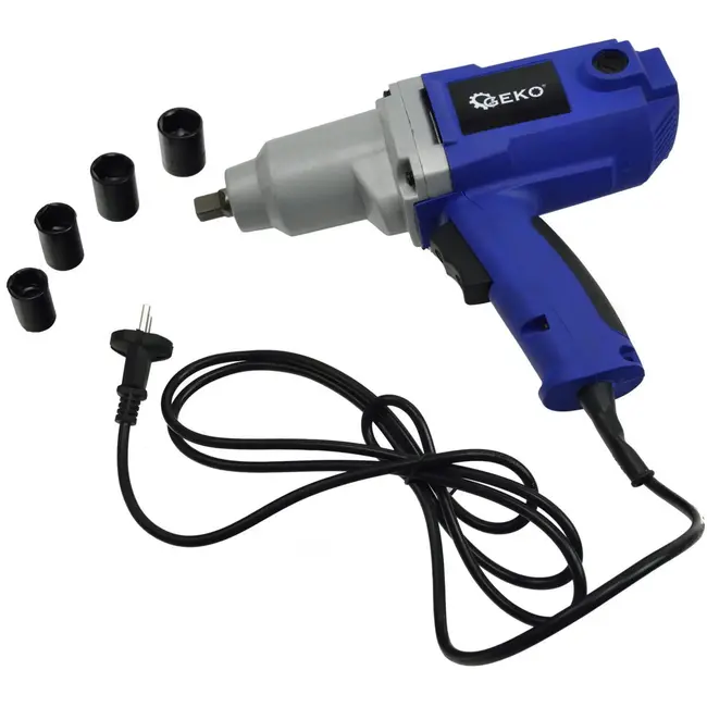 GEKO Elektrische slagmoersleutel - 800W - 320 Nm - Inclusief Doppenset